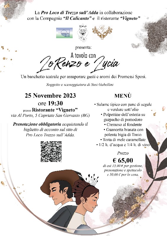 A Tavola con LoRenzo e Lucia  - 150 Alessandro Manzoni - Ristorante Il Vigneto